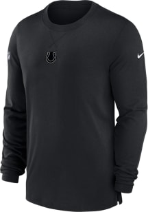 Nike Indianapolis Colts Black Sideline Player Long Sleeve Fashion T Shirt