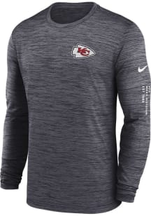 Nike Kansas City Chiefs Black VELOCITY Long Sleeve T-Shirt
