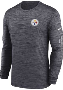 Nike Pittsburgh Steelers Black VELOCITY Long Sleeve T-Shirt