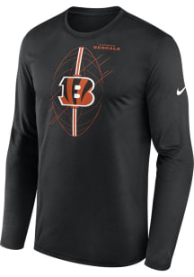 Nike Cincinnati Bengals Black LEGEND ICON Long Sleeve T-Shirt