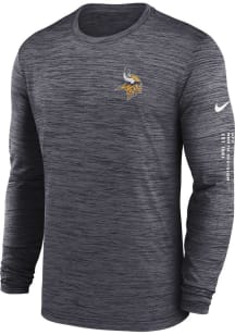 Nike Minnesota Vikings Black VELOCITY Long Sleeve T-Shirt