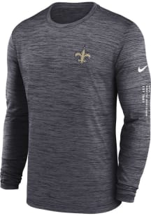 Nike New Orleans Saints Black VELOCITY Long Sleeve T-Shirt