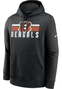 Nike Cincinnati Bengals Mens Black BLITZ CLUB Long Sleeve Hoodie
