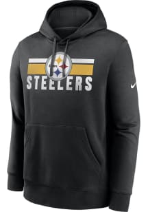 Nike Pittsburgh Steelers Mens Black BLITZ CLUB Long Sleeve Hoodie