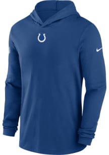 Nike Indianapolis Colts Mens Blue Sideline Player Hood