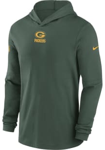 Nike Green Bay Packers Mens Green Sideline Player Hood