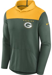 Nike Green Bay Packers Mens Green LIGHTWEIGHT Hood
