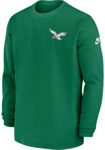 Nike Philadelphia Eagles Kelly Green Alternative Coach Long Sleeve T-Shirt