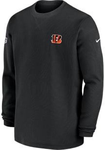 Nike Cincinnati Bengals Mens Black Sideline Long Sleeve Sweatshirt