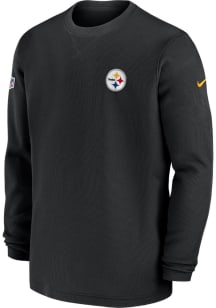 Nike Pittsburgh Steelers Mens Black Sideline Long Sleeve Sweatshirt
