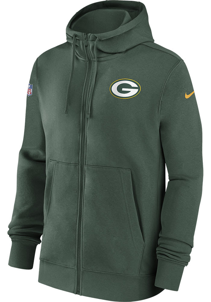 Nike Green Bay Packers ウォームアップジャケット Nike Men's Green Green Bay Packers Performance Sideline Lockup