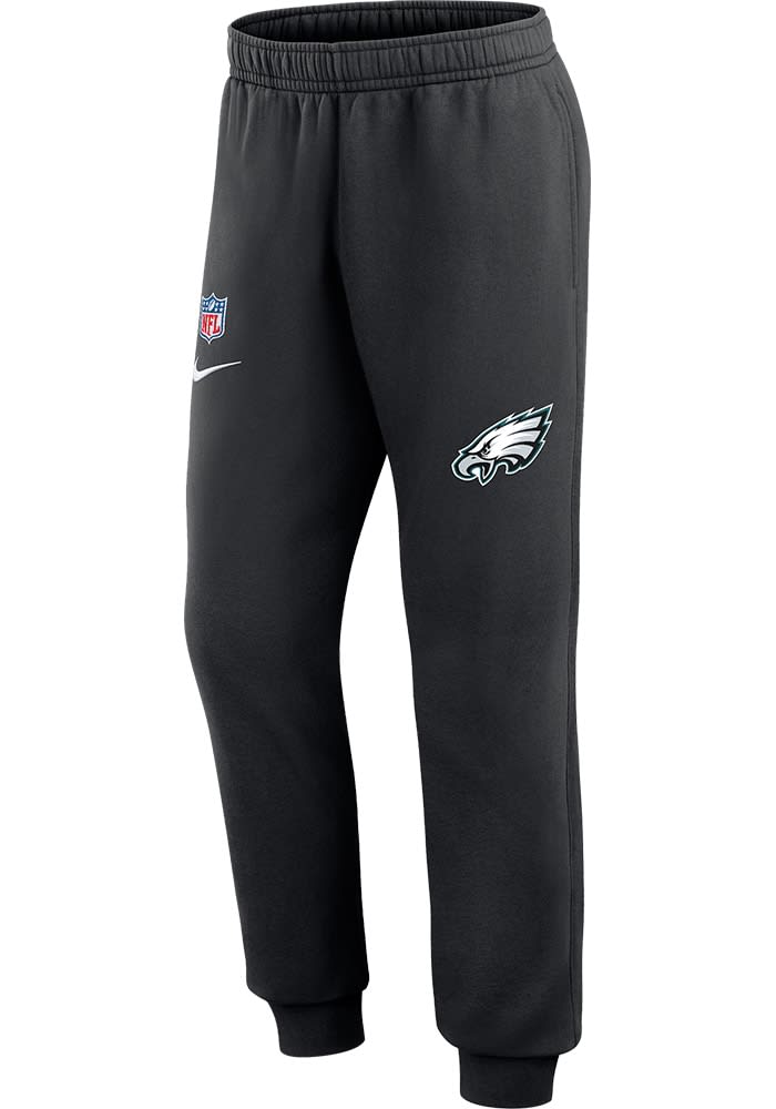 Philadelphia Eagles Nike Black Sideline Club Fleece Sweatpants