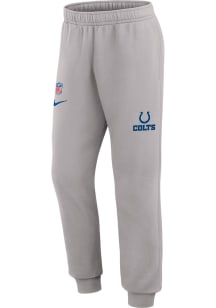 Nike Indianapolis Colts Mens Grey Sideline Club Fleece Sweatpants