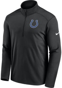 Nike Indianapolis Colts Mens Black PACER Long Sleeve 1/4 Zip Pullover