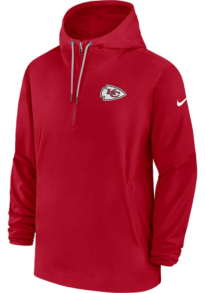 Nike Kansas City Chiefs Sideline Player LTWT Light Weight Jacket - RED