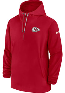 Nike Kansas City Chiefs Mens Red Sideline Player LTWT Light Weight Jacket