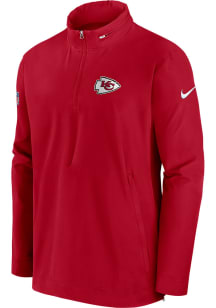 Nike Kansas City Chiefs Mens Red Sideline Coaches Light Weight Jacket