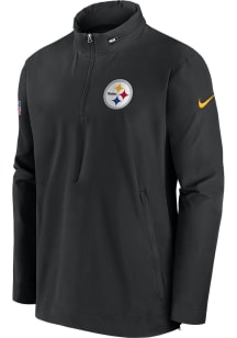 Nike Pittsburgh Steelers Mens Black Sideline Coaches Light Weight Jacket