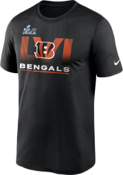 Nike Cincinnati Bengals Black SBLVI NO LIMITS Short Sleeve T Shirt