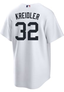 Ryan Kreidler Detroit Tigers Mens Replica Home Jersey - White