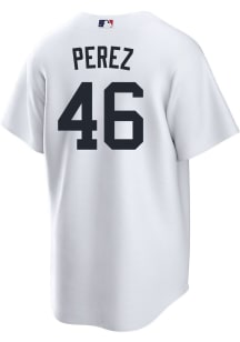 Wenceel Perez Detroit Tigers Mens Replica Home Jersey - White