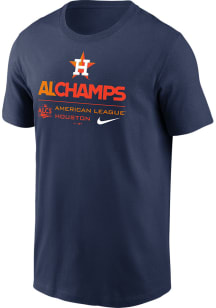 Nike Houston Astros Navy Blue 2022 MLB League Champs Short Sleeve T Shirt