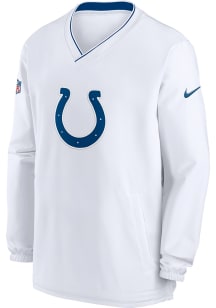 Nike Indianapolis Colts Mens White Sideline Repel Woven Windshirt Pullover Jackets