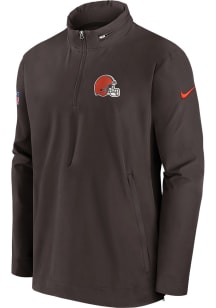 Nike Cleveland Browns Mens Brown Sideline Coaches Light Weight Jacket