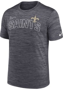 Nike New Orleans Saints Black VELOCITY ARCH Short Sleeve T Shirt