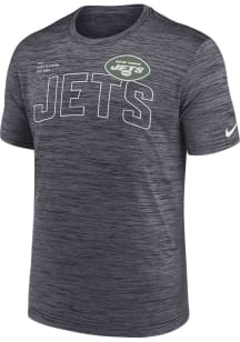 Nike New York Jets Black VELOCITY ARCH Short Sleeve T Shirt
