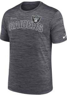 Nike Las Vegas Raiders Black VELOCITY ARCH Short Sleeve T Shirt