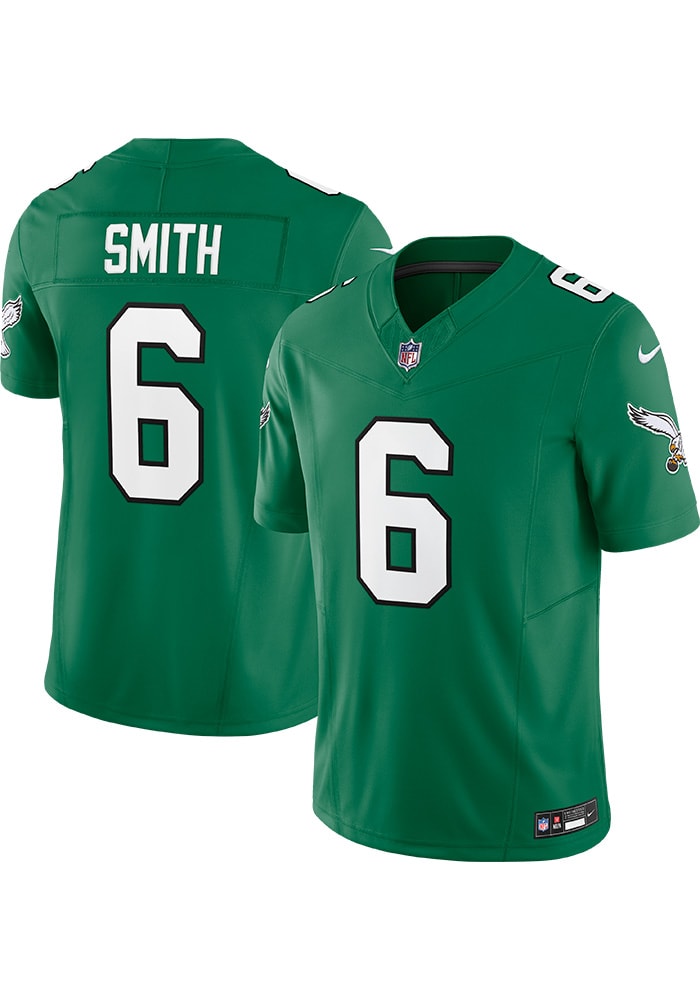 Men's Eagles Throwback Kelly Vapor Limited Jersey - All Stitched