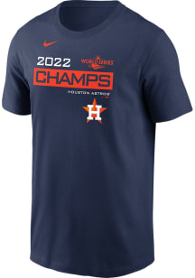 Nike Houston Astros Navy Blue 2022 World Series Champions Short Sleeve T Shirt