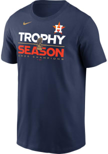 Nike Houston Astros Navy Blue 2022 World Series Commish Champs Short Sleeve T Shirt