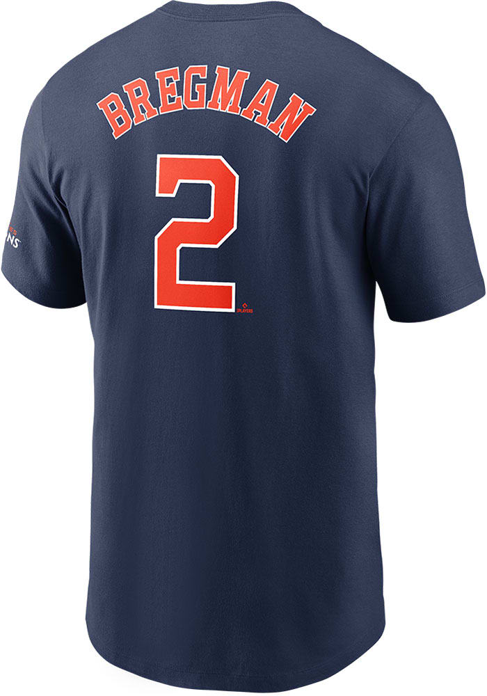 Alex Bregman Houston Astros 2022 World Series Champions Navy