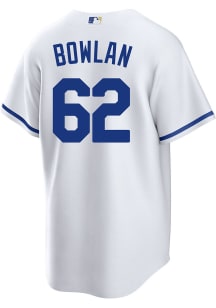 Jonathan Bowlan Kansas City Royals Mens Replica Home Jersey - White