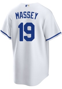 Michael Massey Kansas City Royals Mens Replica Home Jersey - White