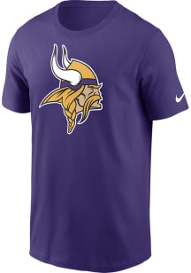 Nike Minnesota Vikings Purple Logo Short Sleeve T Shirt