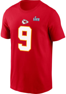 JuJu Smith-Schuster Kansas City Chiefs Red 2022 Super Bowl Bound Short Sleeve Player T Shirt