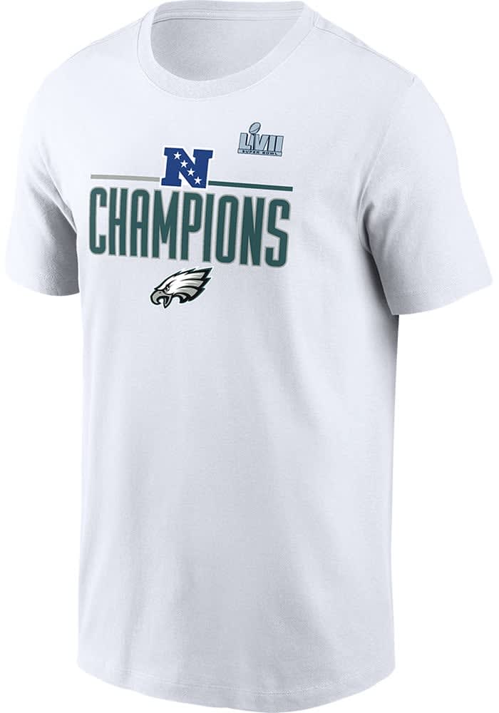 Nike NFL Team Apparel Men's Philadelphia Eagles White Short Sleeve