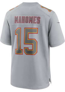 Patrick Mahomes  Nike Kansas City Chiefs Grey ATMOSPHERE Football Jersey