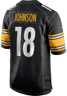 Diontae Johnson  Nike Pittsburgh Steelers Black GAME Football Jersey
