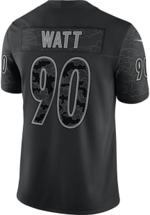 TJ Watt Nike Pittsburgh Steelers Mens Black REFLECTIVE Limited Football Jersey