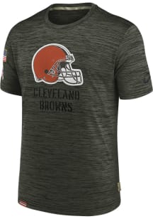 Nike Cleveland Browns Olive SALUTE TO SERVICE Short Sleeve T Shirt
