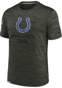 Nike Indianapolis Colts Olive SALUTE TO SERVICE Short Sleeve T Shirt
