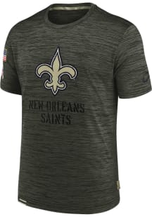 Nike New Orleans Saints Olive SALUTE TO SERVICE Short Sleeve T Shirt