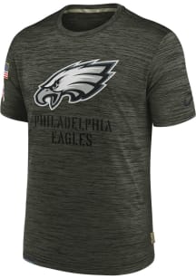 Nike Philadelphia Eagles Olive SALUTE TO SERVICE Short Sleeve T Shirt