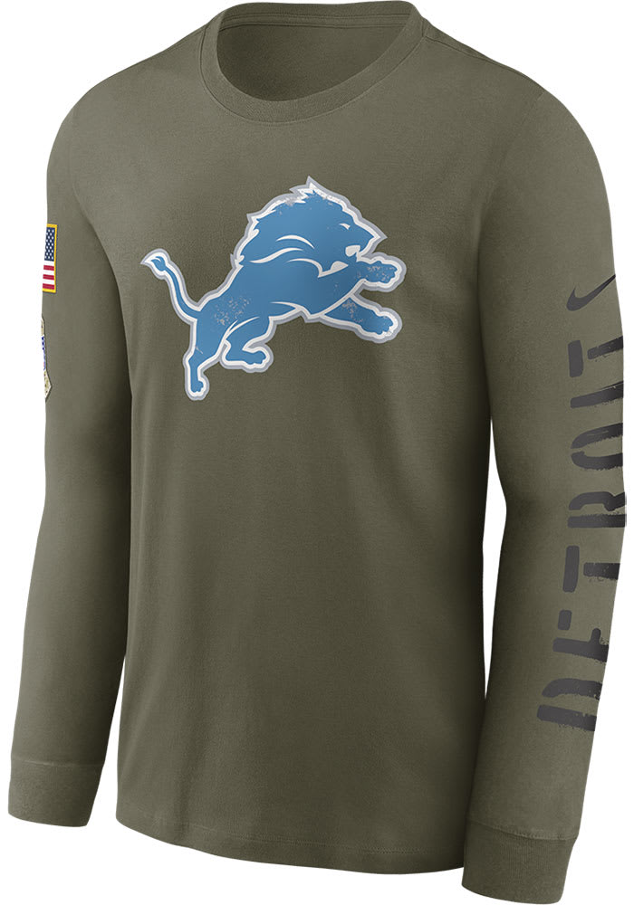 Nike Detroit Lions SALUTE TO SERVICE Pullover - Olive