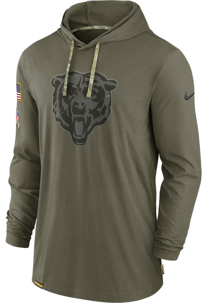 Justin Fields Chicago Bears Nike 2022 Salute To Service Limited Jersey -  Olive