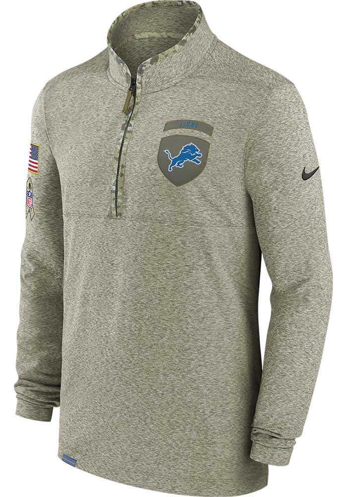 Nike Detroit Lions SALUTE TO SERVICE Pullover - Olive